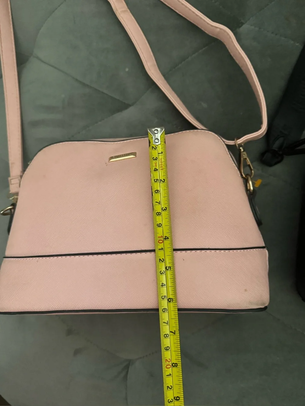 Steve Madden Black Structured Top-Handle Satchel